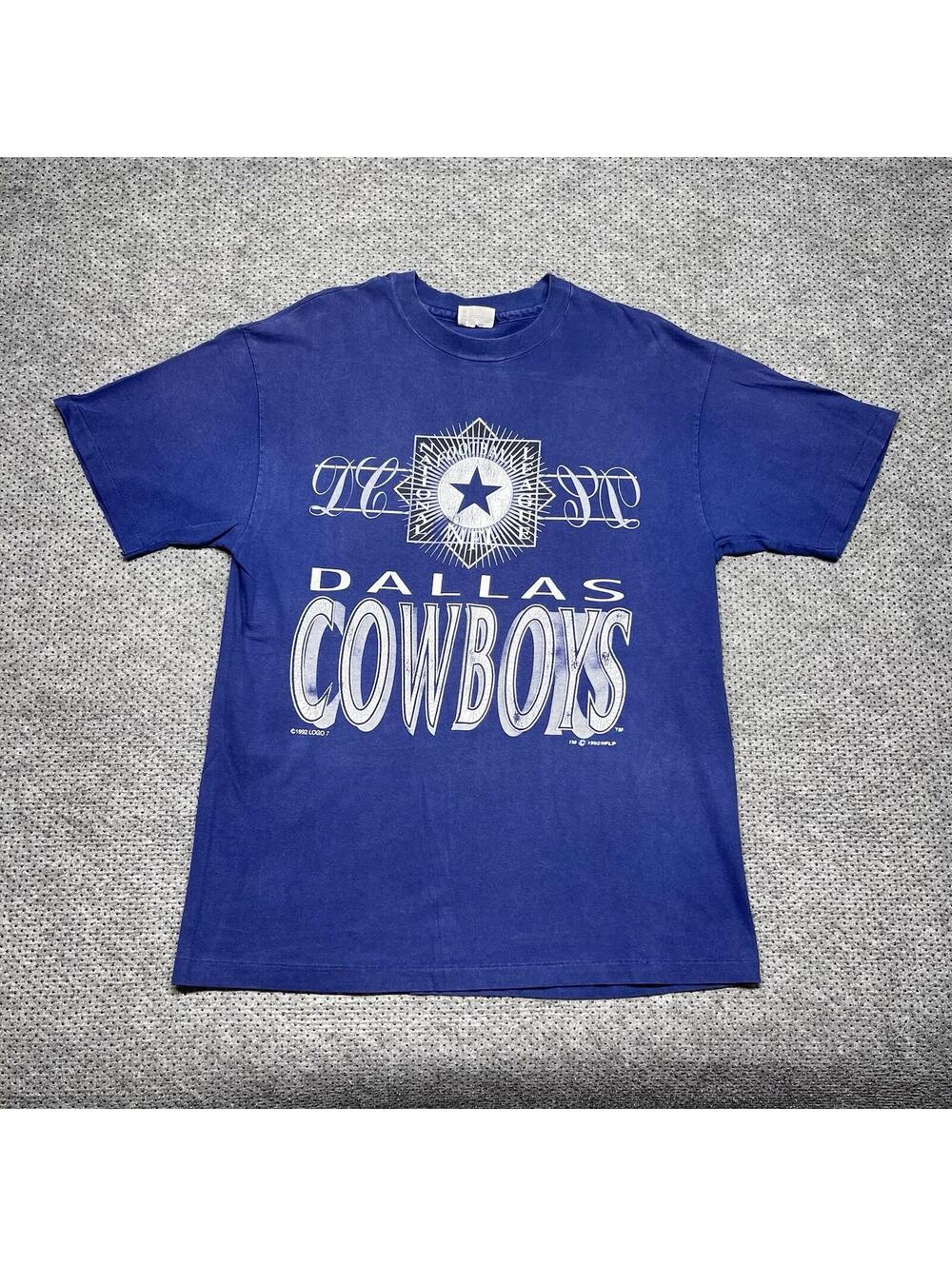 Vintage 1992 Dallas Cowboys T-Shirt Large National Football League RARE MENS
